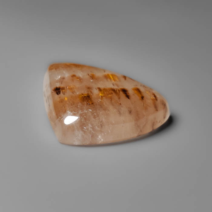 Cacoxenite in Quartz Cabochon