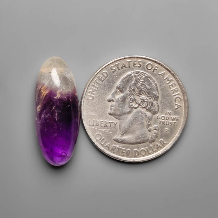 Chevron Amethyst Cabochon