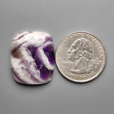 Chevron Amethyst Cabochon