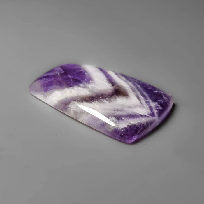 Chevron Amethyst Cabochon