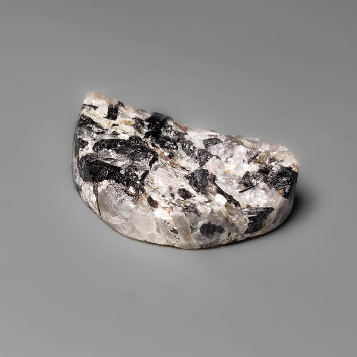 Raw Face Black Tourmaline in Quartz