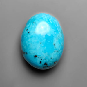 High Dome Morenci Turquoise with Pyrite Cabochon