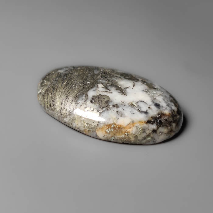 Feather Pyrite Cabochon