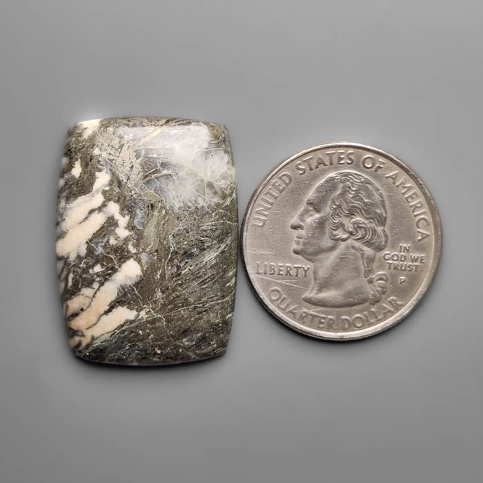 Feather Pyrite Cabochon