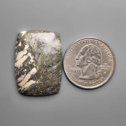 Feather Pyrite Cabochon