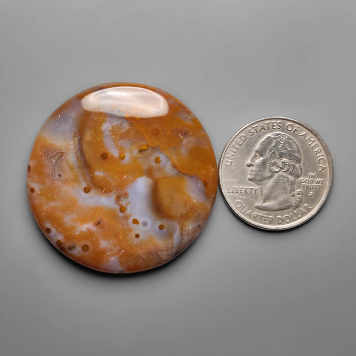 Polka Dot Agate Cabochon