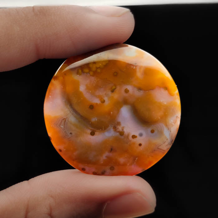 Polka Dot Agate Cabochon