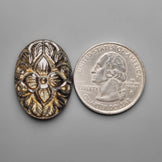 Goldsheen Obsidian Mughal Carving