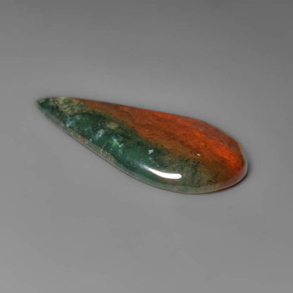 Red Moss Agate Cabochon