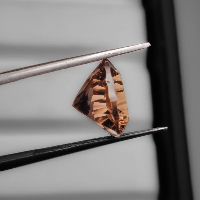 Millenium Cut Faceted Smoky Quartz