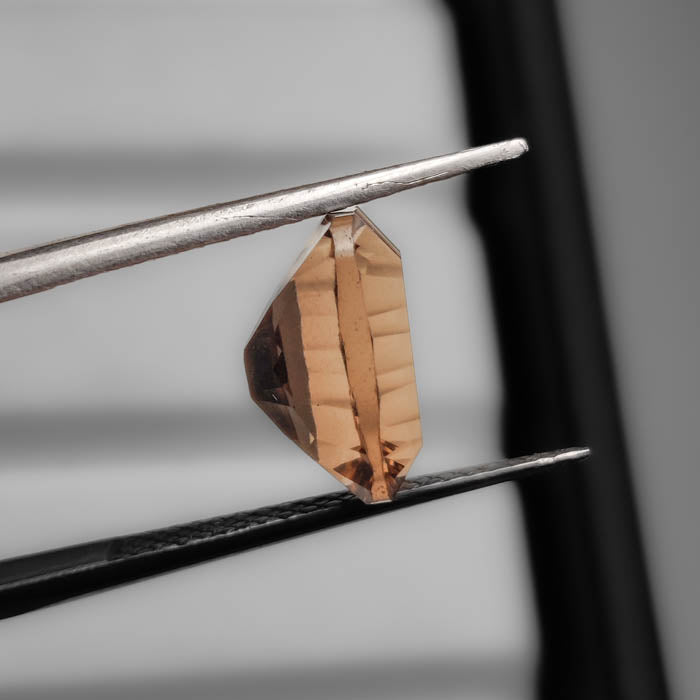 Millenium Cut Faceted Smoky Quartz