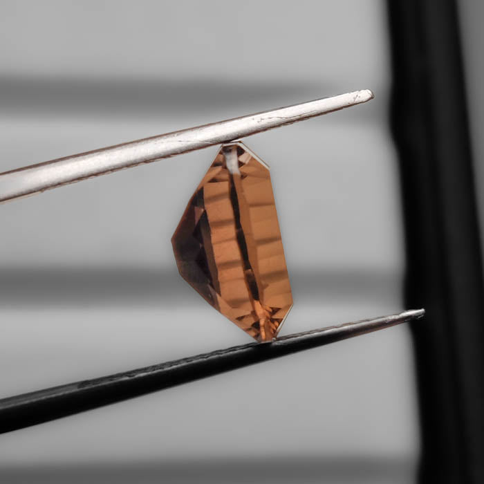 Millenium Cut Faceted Smoky Quartz