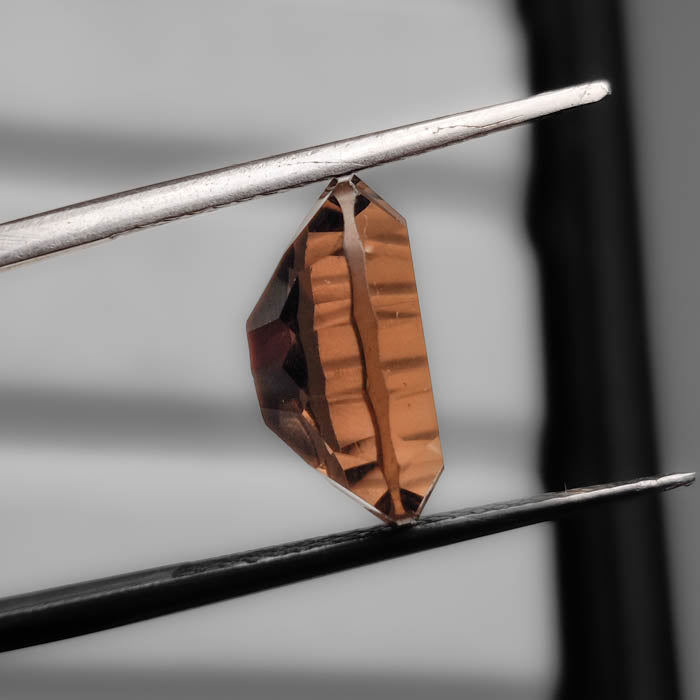 Millenium Cut Faceted Smoky Quartz