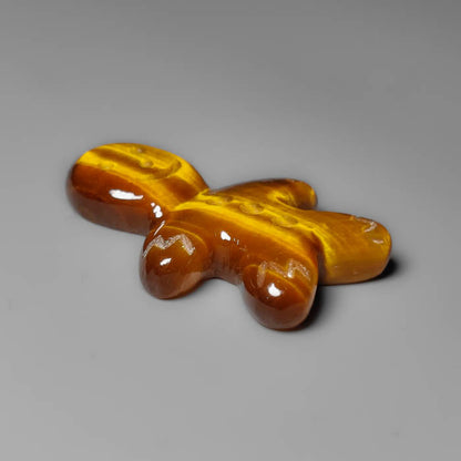 Tiger Eye Ginger Bread Boy Carving