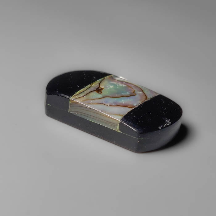 Black Onyx Inlay Abalone Shell