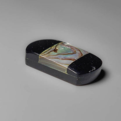 Black Onyx Inlay Abalone Shell