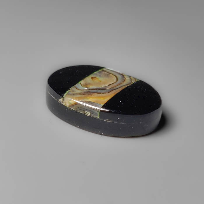 Black Onyx Inlay Abalone Shell