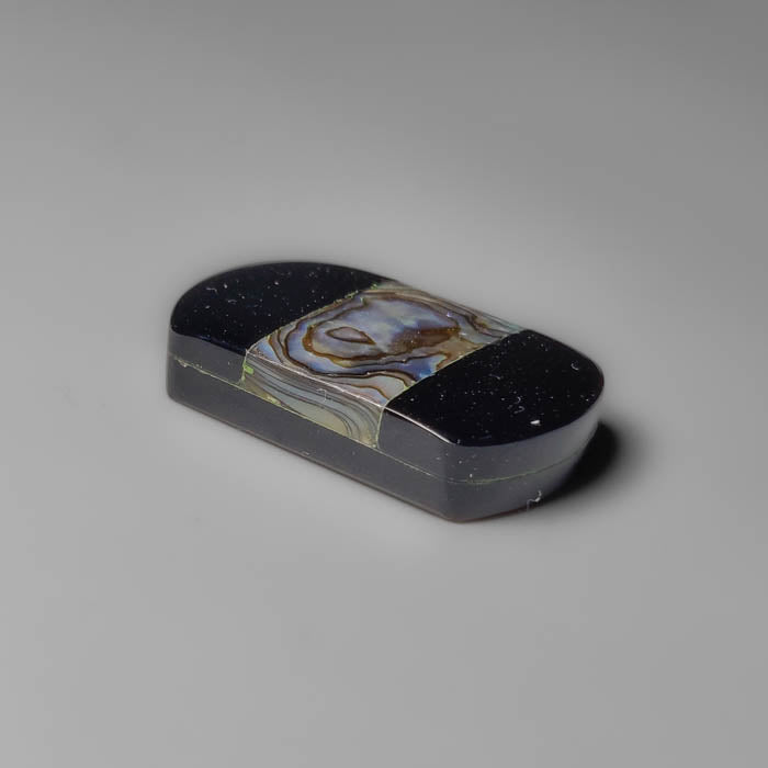 Black Onyx Inlay Abalone Shell