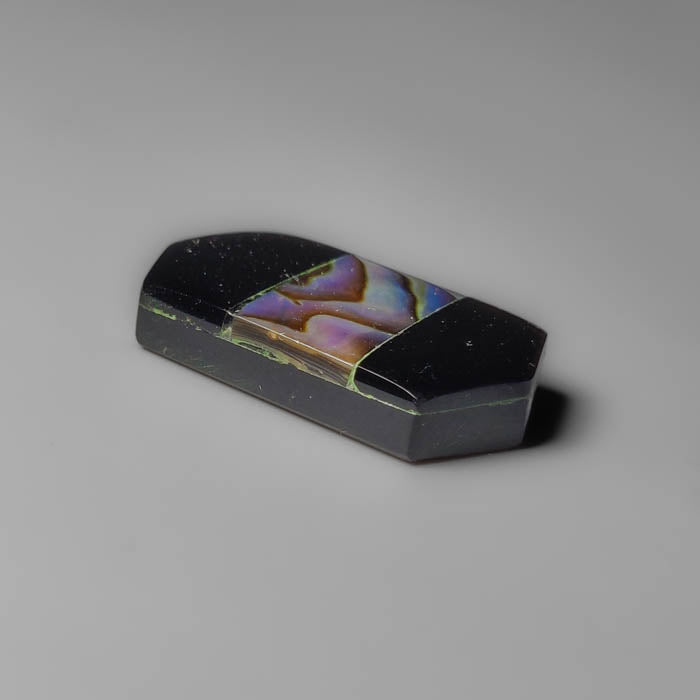Black Onyx Inlay Abalone Shell