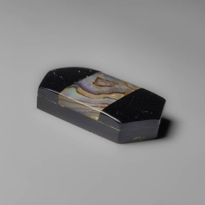 Black Onyx Inlay Abalone Shell