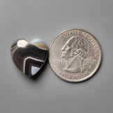 Tuxedo Agate Heart Carving
