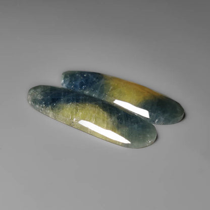 Rose Cut Sapphires Pair