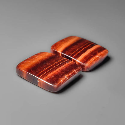 Red Tiger Eye Pair