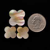 Mother Of Pearl Clover Carving Set