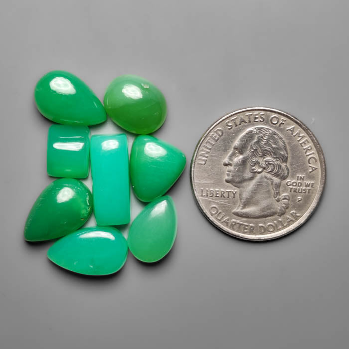 Gemmy Chrysoprase Lot