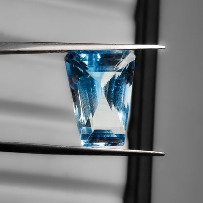 Fancy Cut Faceted Blue Topaz