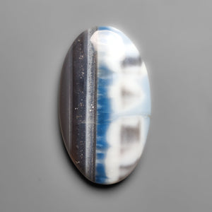 Bicolor Owyhee Blue Opal Cabochon