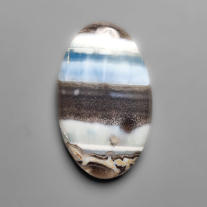 Bicolor Owyhee Blue Opal Cabochon
