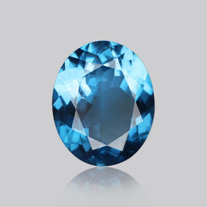 Faceted Swiss Blue Topaz