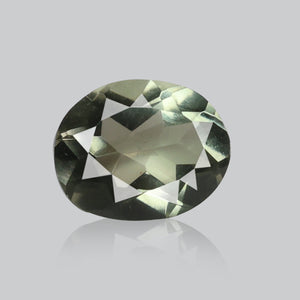 Faceted Green Prasiolite