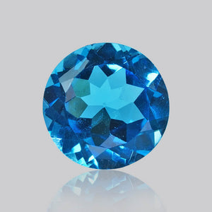 Faceted Swiss Blue Topaz