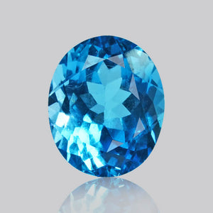 Faceted Swiss Blue Topaz
