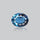 Faceted London Blue Topaz