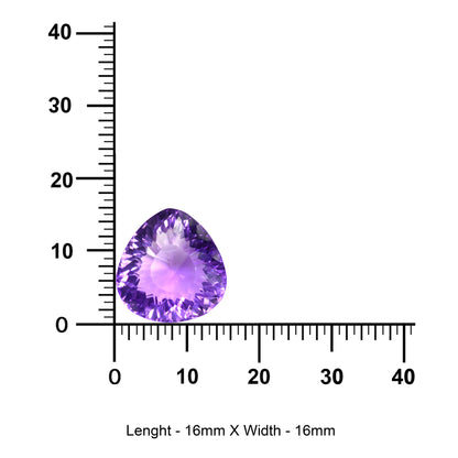 Concave Cut Amethyst