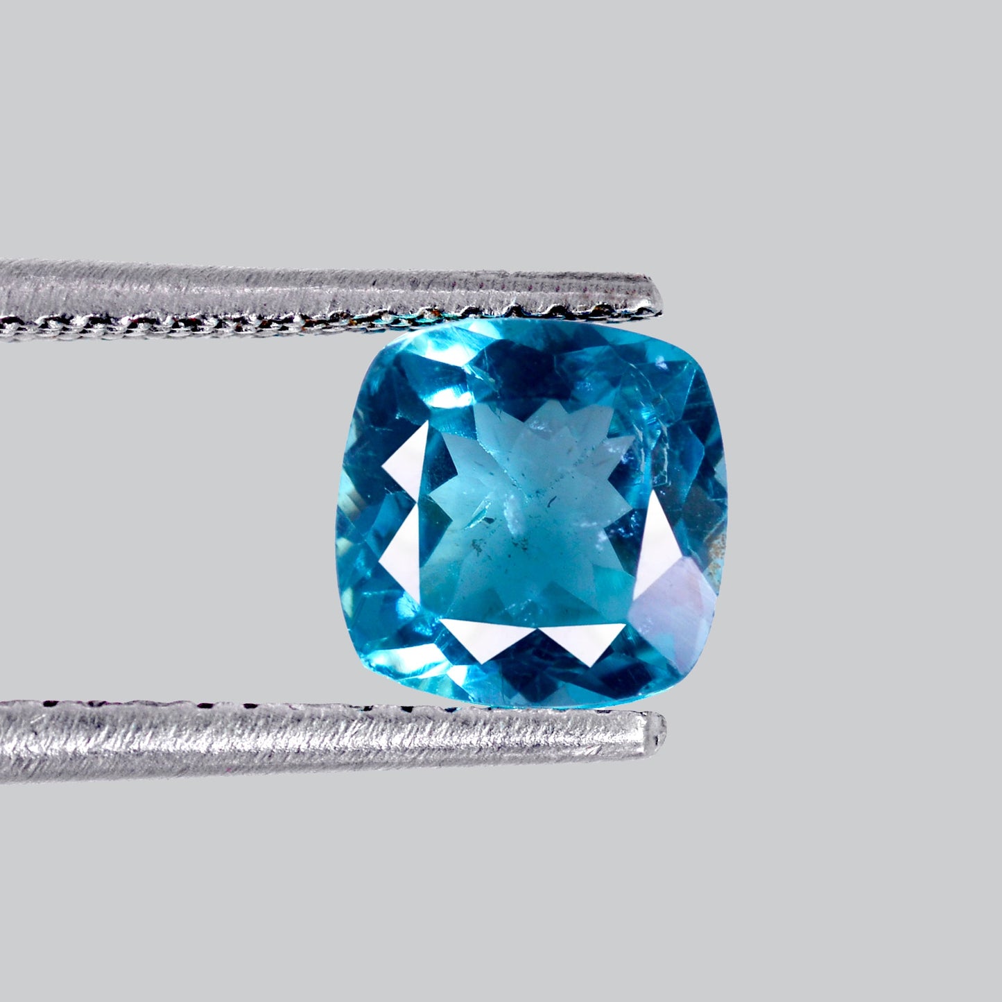 Faceted Sky Blue Apatite