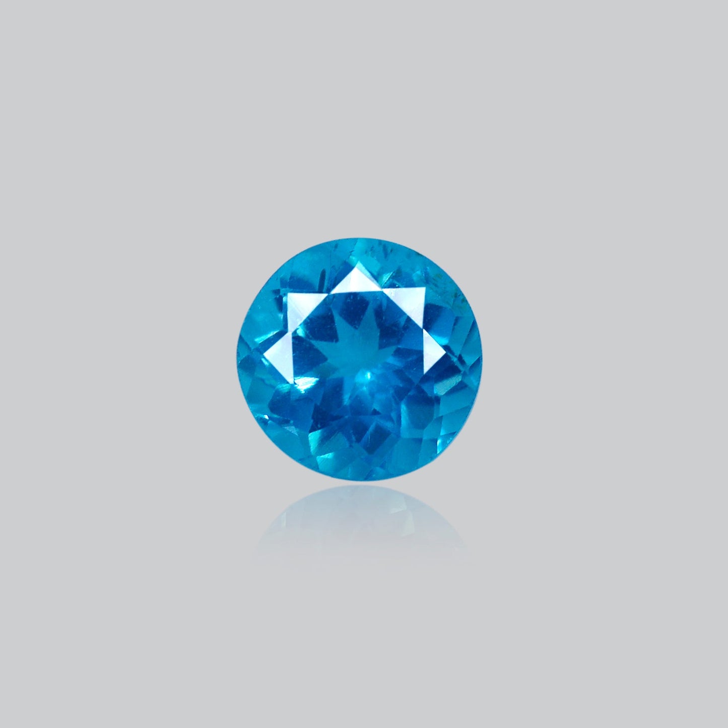Faceted Sky Blue Apatite