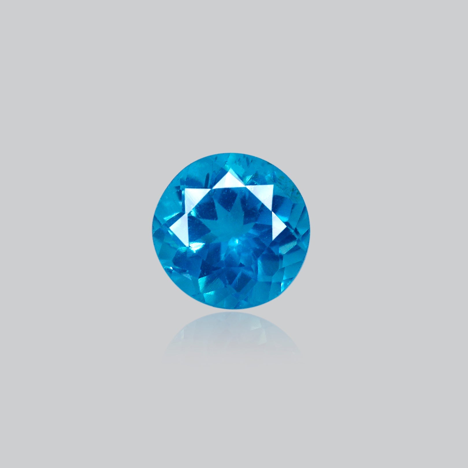 Faceted Sky Blue Apatite