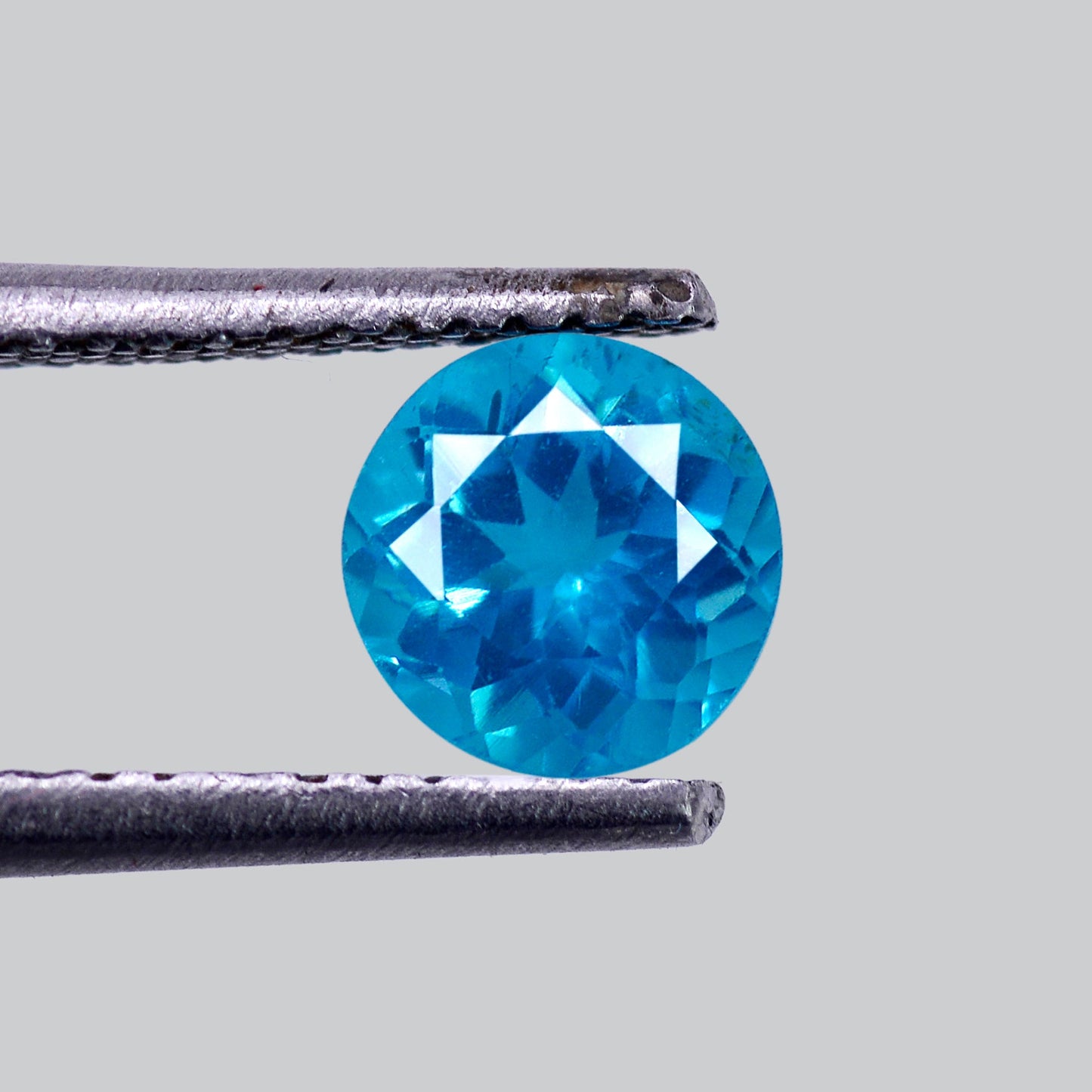 Faceted Sky Blue Apatite