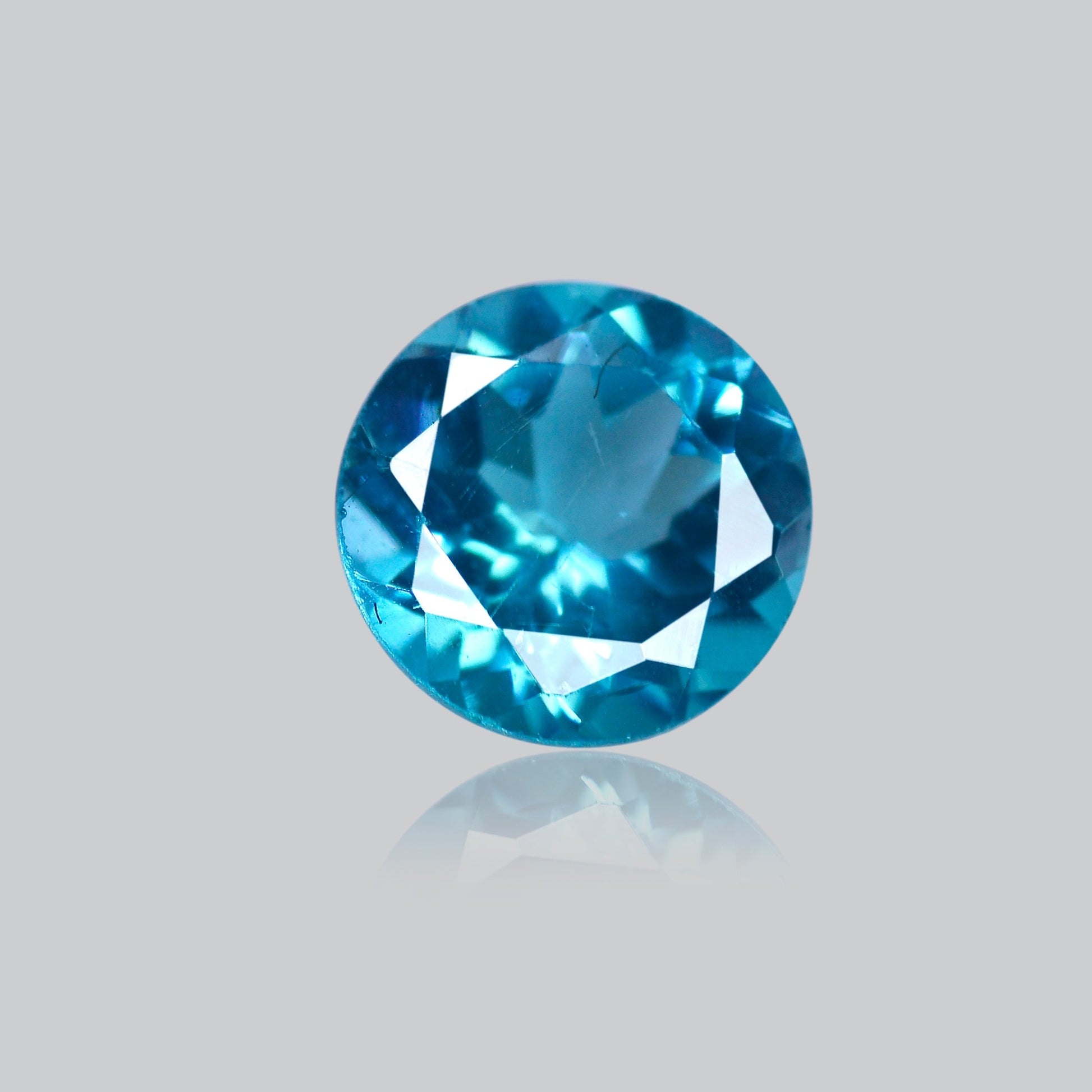 Faceted Sky Blue Apatite