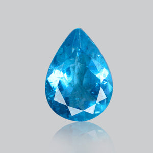 Faceted Sky Blue Apatite