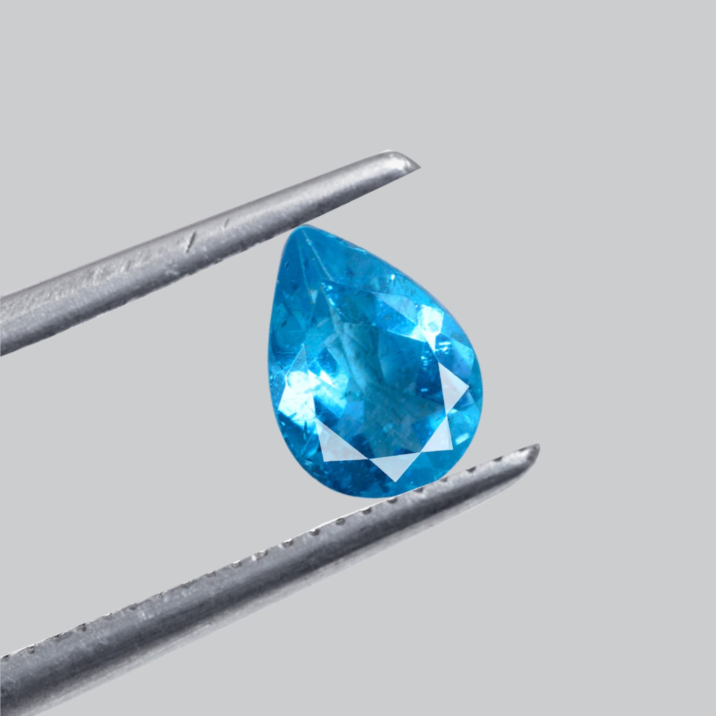Faceted Sky Blue Apatite