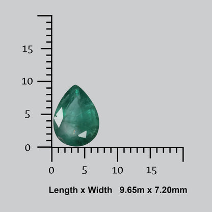 Faceted Zambian Emerald