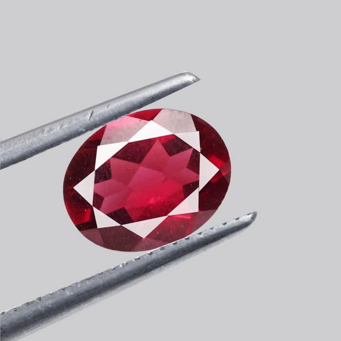 Faceted Rhodolite Garnet