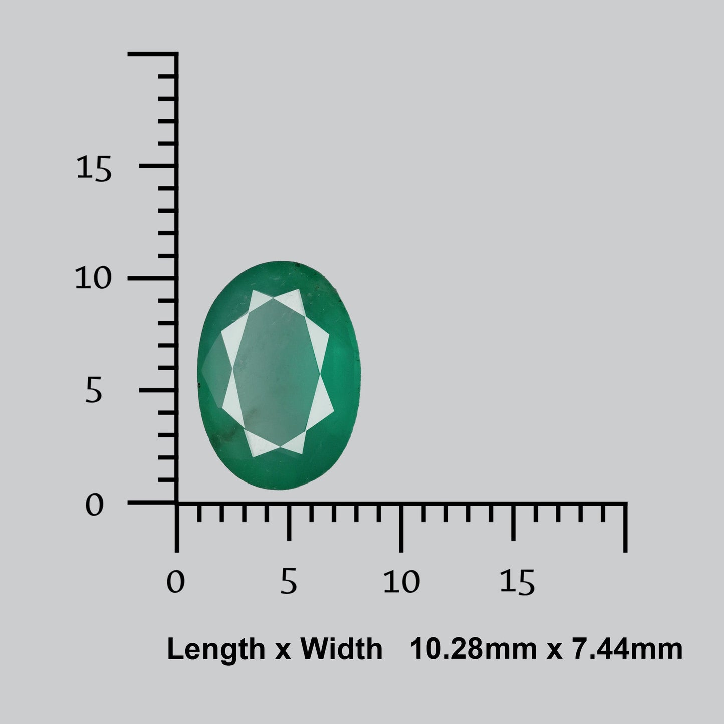 Faceted Zambian Emerald