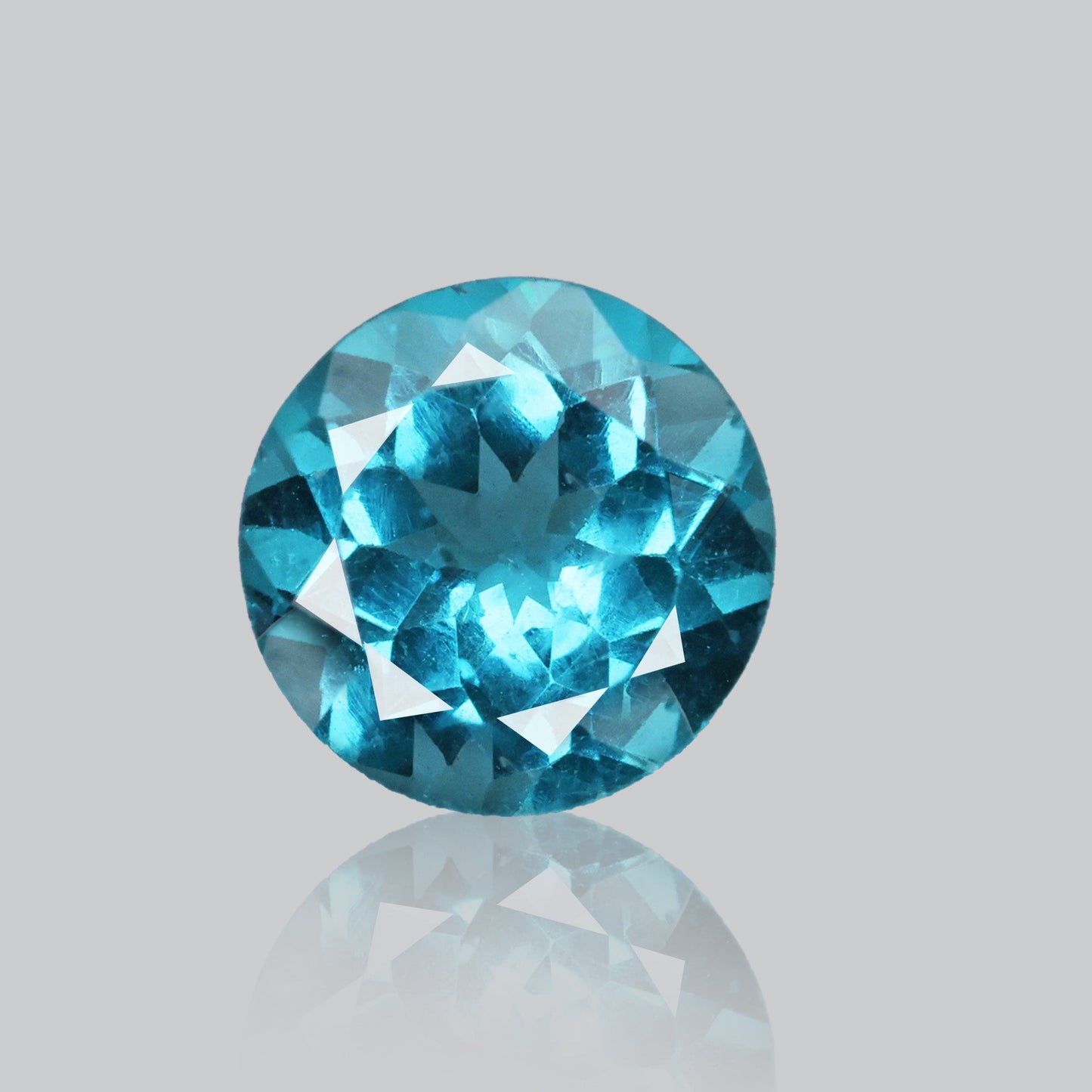 Faceted Sky Blue Apatite