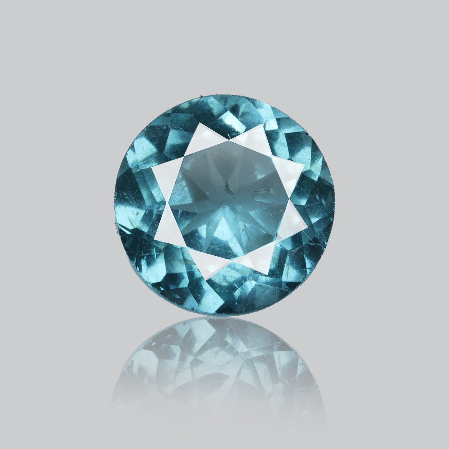 Faceted Sky Blue Apatite